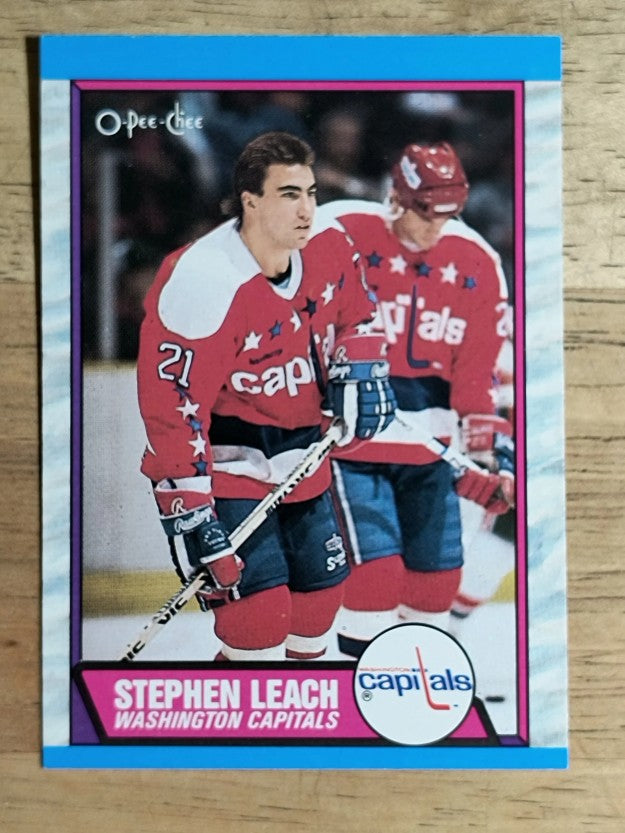1989-90 O-Pee-Chee #67 Stephen Leach RC