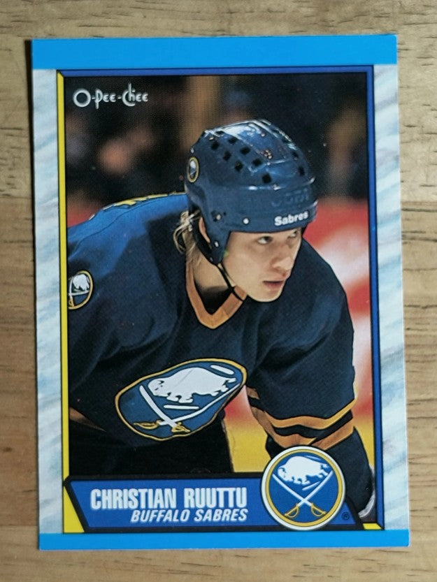 1989-90 O-Pee-Chee #68 Christian Ruuttu