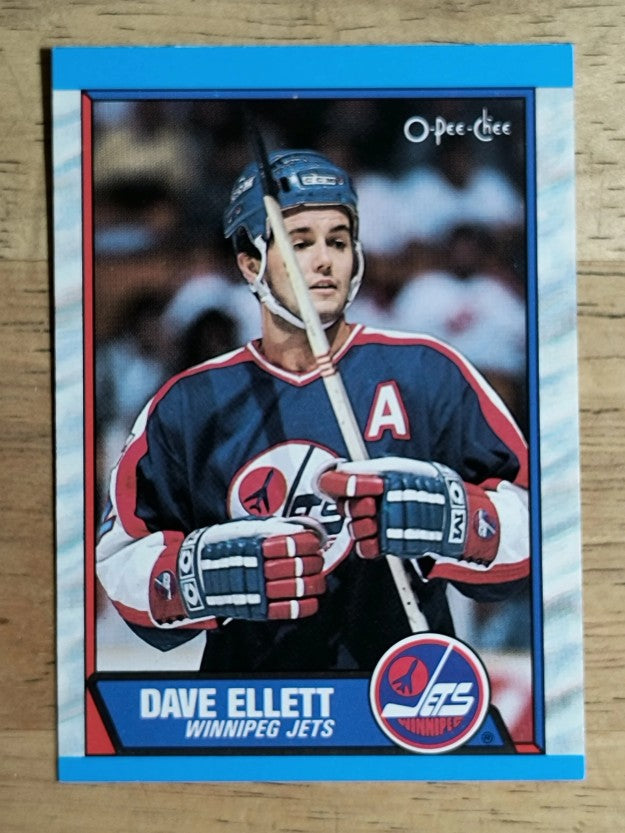 1989-90 O-Pee-Chee #69 Dave Ellett