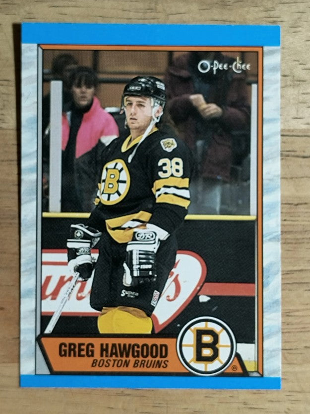 1989-90 O-Pee-Chee #81 Greg Hawgood RC
