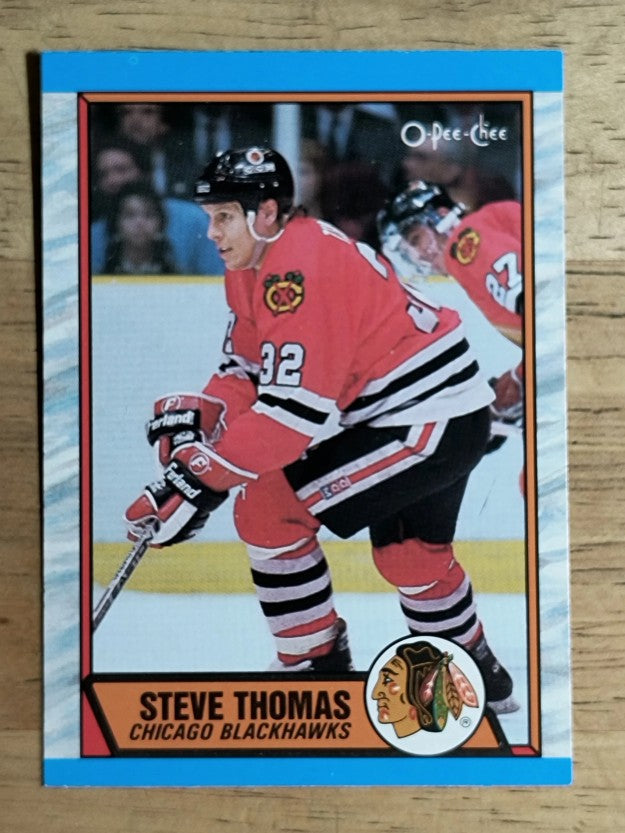 1989-90 O-Pee-Chee #82 Steve Thomas