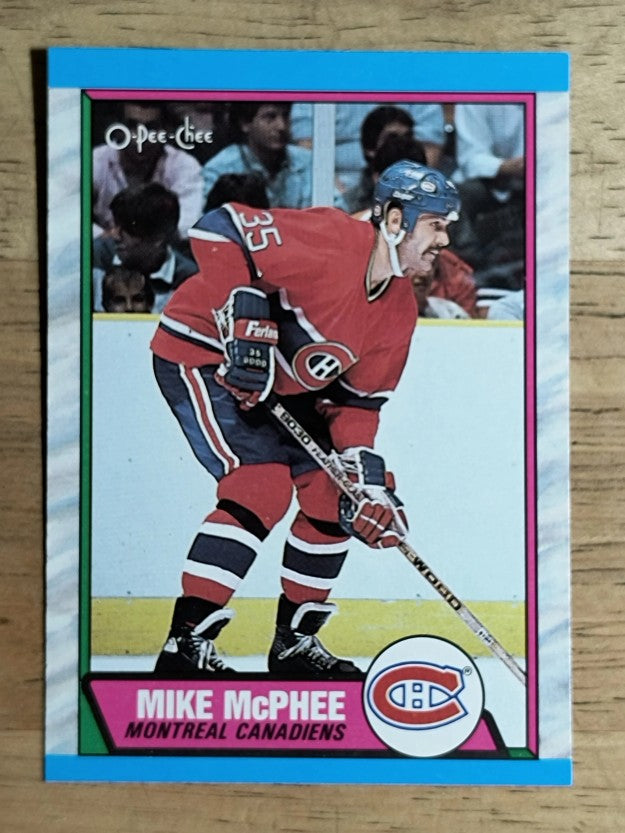 1989-90 O-Pee-Chee #84 Mike McPhee