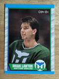 1989-90 O-Pee-Chee #91 Brian Lawton