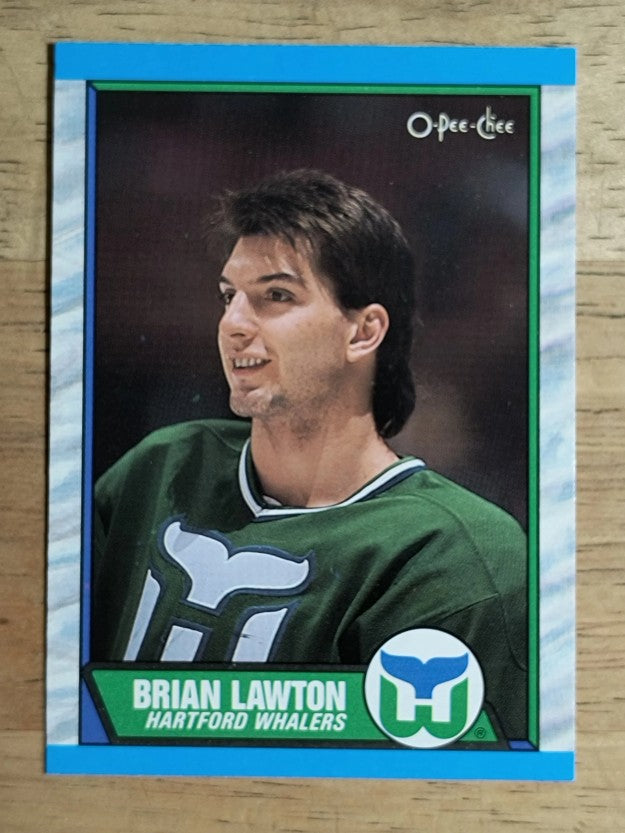 1989-90 O-Pee-Chee #91 Brian Lawton