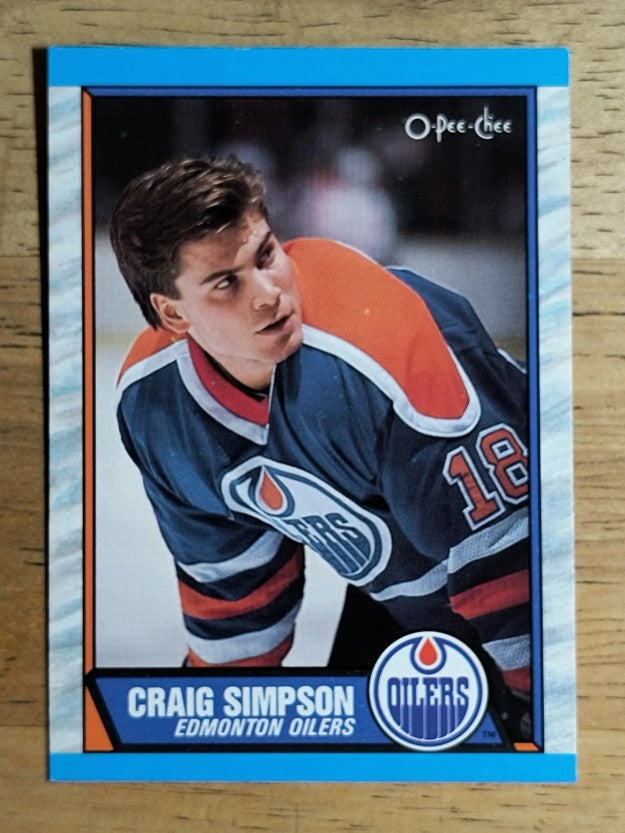 1989-90 O-Pee-Chee #99 Craig Simpson