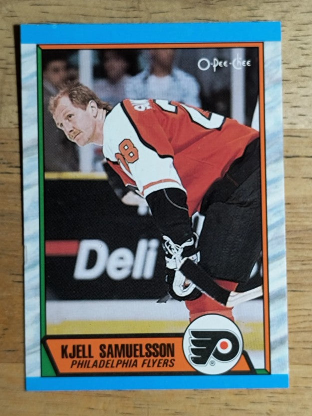 1989-90 O-Pee-Chee #100 Kjell Samuelsson RC