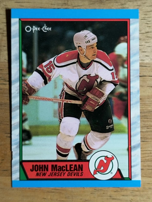 1989-90 O-Pee-Chee #102 John MacLean