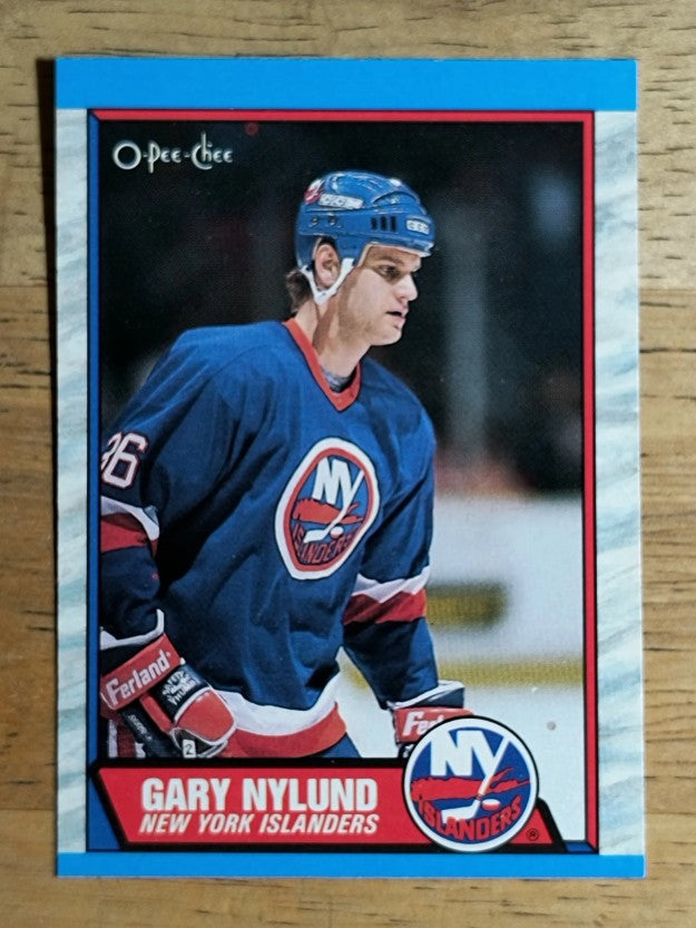 1989-90 O-Pee-Chee #105 Gary Nylund