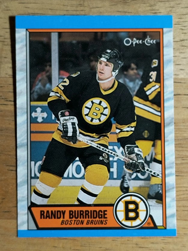 1989-90 O-Pee-Chee #121 Randy Burridge
