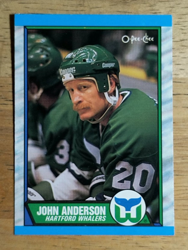 1989-90 O-Pee-Chee #124 John Anderson