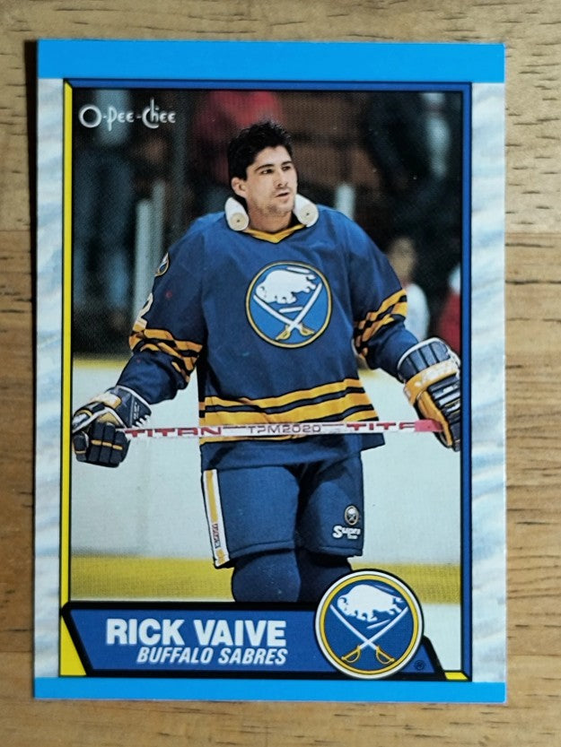 1989-90 O-Pee-Chee #125 Rick Vaive