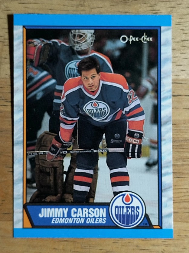 1989-90 O-Pee-Chee #127 Jimmy Carson
