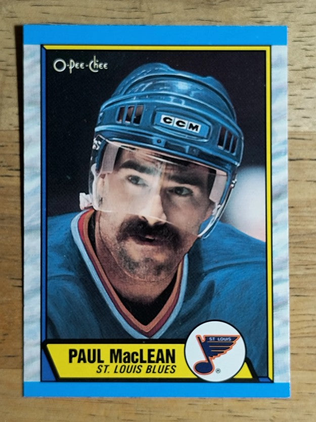 1989-90 O-Pee-Chee #129 Paul MacLean