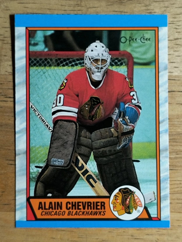 1989-90 O-Pee-Chee #132 Alain Chevrier