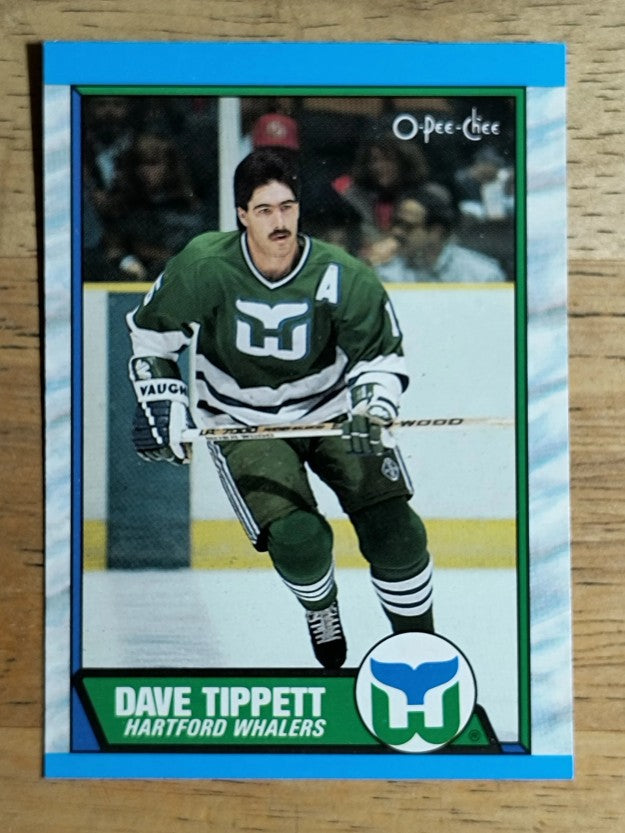 1989-90 O-Pee-Chee #134 Dave Tippett