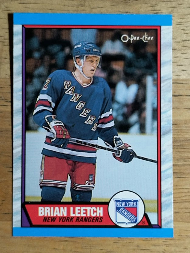 1989-90 O-Pee-Chee #136 Brian Leetch RC