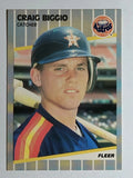 1989 Fleer #353 Craig Biggio RC (NM)