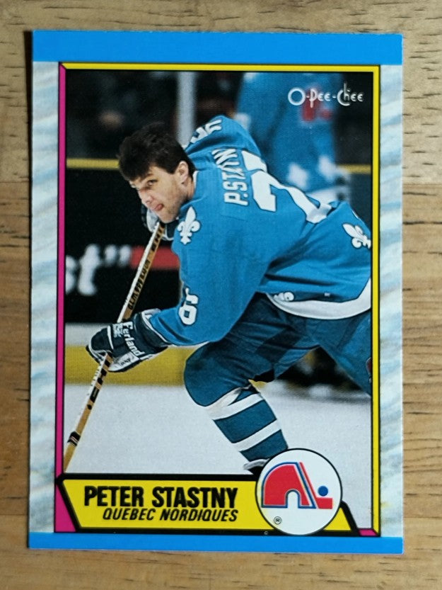 1989-90 O-Pee-Chee #143 Peter Stastny