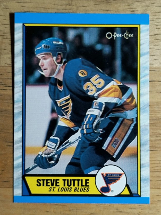 1989-90 O-Pee-Chee #157 Steve Tuttle RC