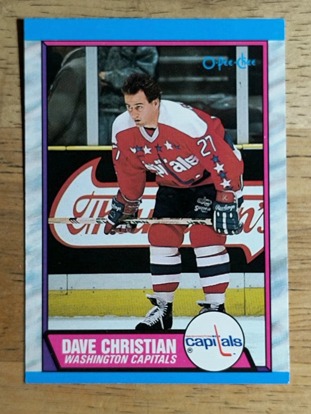 1989-90 O-Pee-Chee #159 Dave Christian