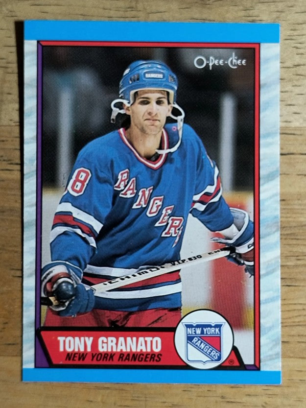 1989-90 O-Pee-Chee #161 Tony Granato RC