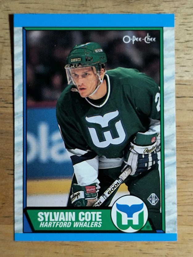 1989-90 O-Pee-Chee #162 Sylvain Cote RC