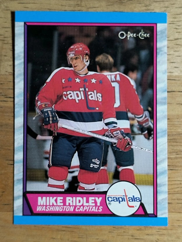 1989-90 O-Pee-Chee #165 Mike Ridley