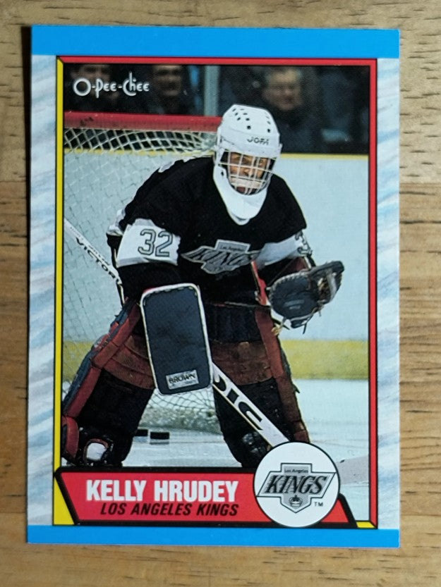 1989-90 O-Pee-Chee #166 Kelly Hrudey