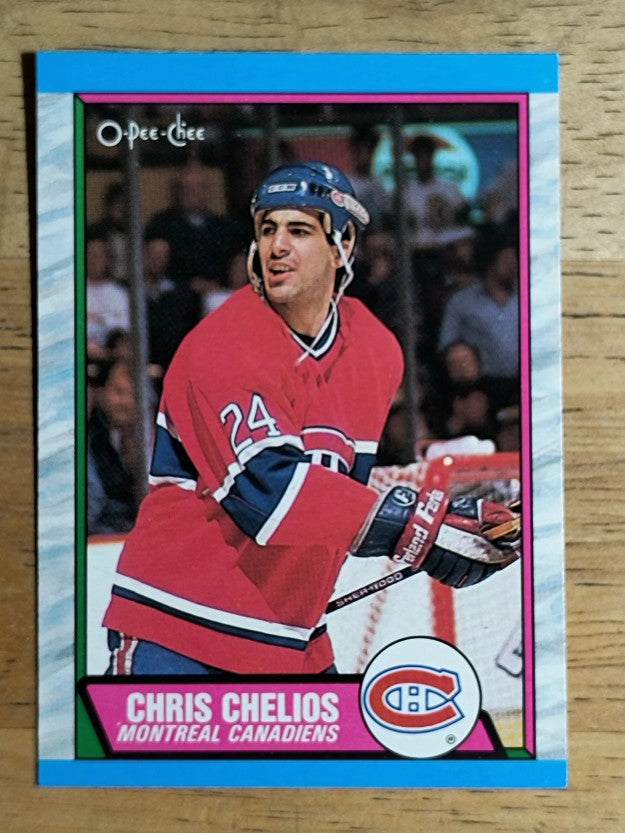 1989-90 O-Pee-Chee #174 Chris Chelios