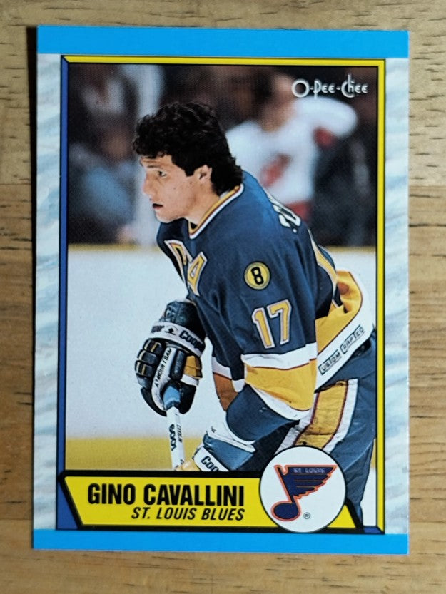1989-90 O-Pee-Chee #176 Gino Cavallini