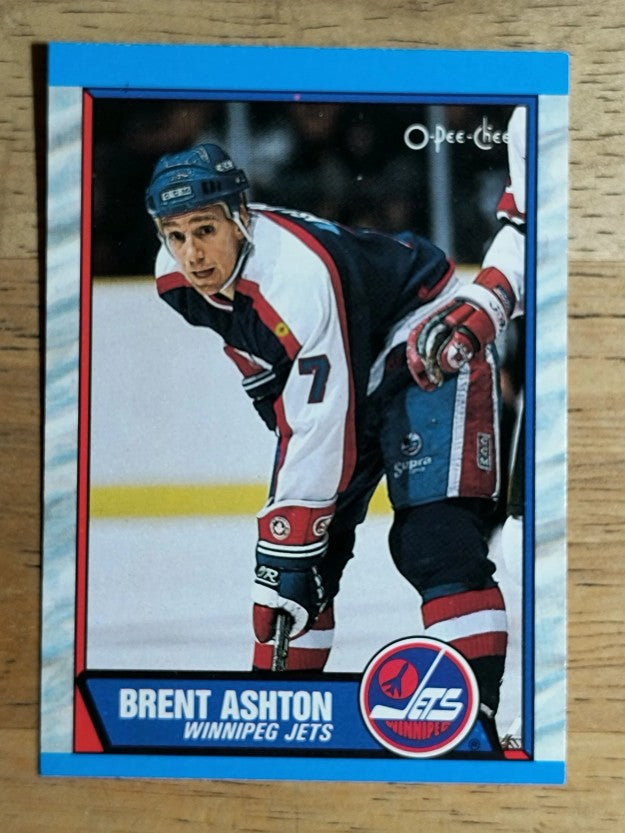 1989-90 O-Pee-Chee #181 Brent Ashton