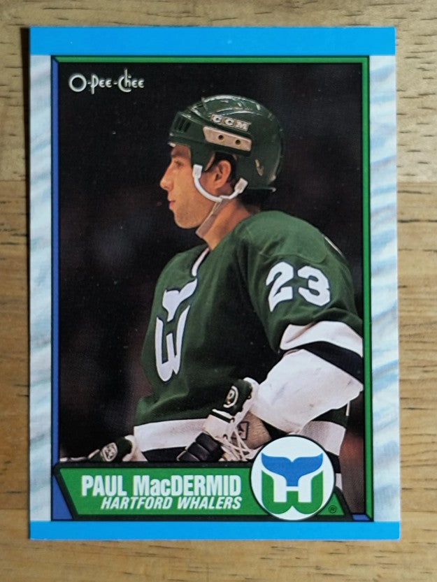 1989-90 O-Pee-Chee #183 Paul MacDermid RC