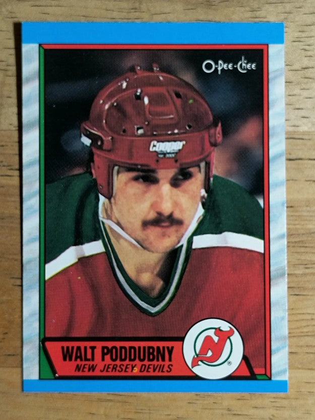 1989-90 O-Pee-Chee #184 Walt Poddubny