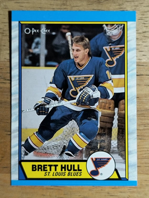 1989-90 O-Pee-Chee #186 Brett Hull