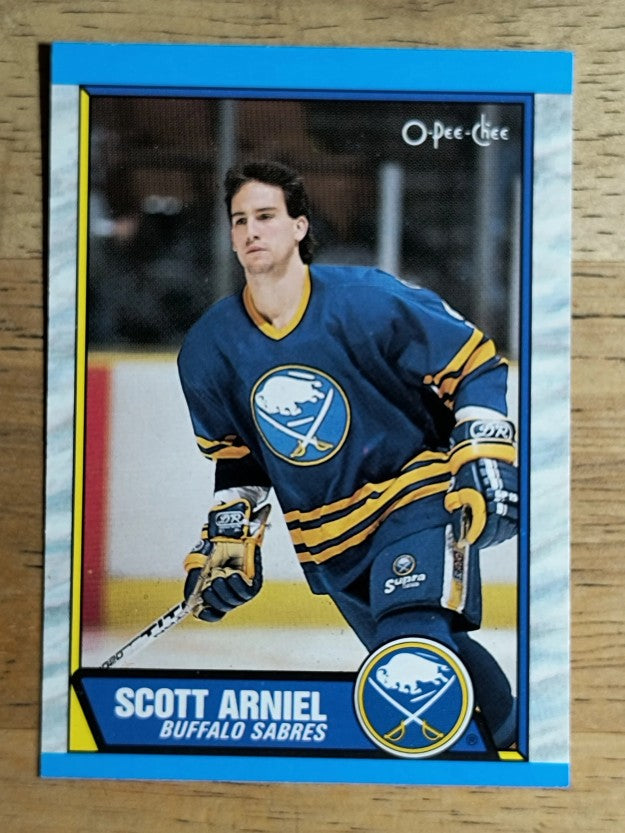 1989-90 O-Pee-Chee #187 Scott Arniel