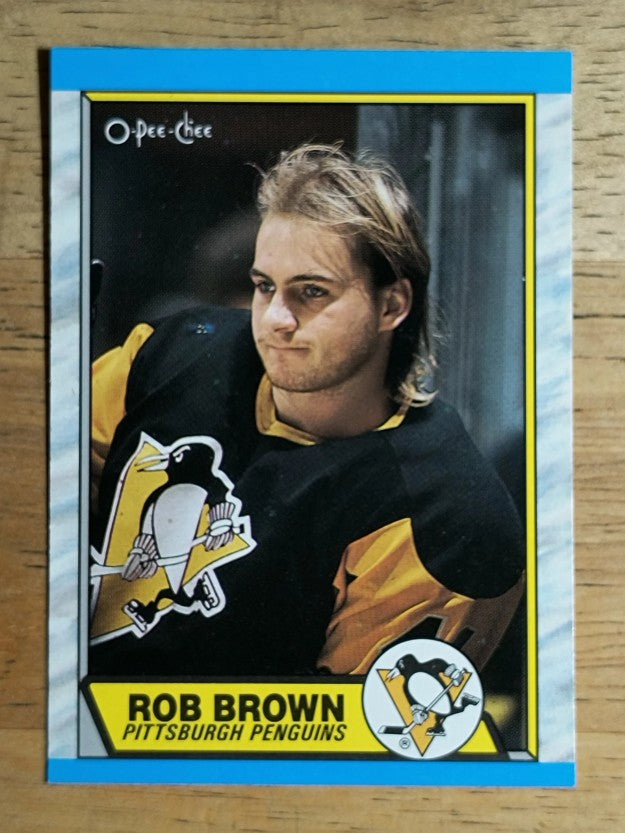 1989-90 O-Pee-Chee #193 Rob Brown