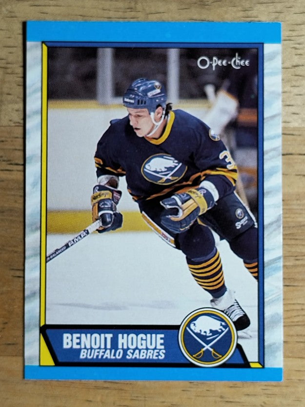 1989-90 O-Pee-Chee #201 Benoit Hogue RC