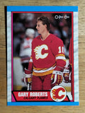 1989-90 O-Pee-Chee #202 Gary Roberts RC