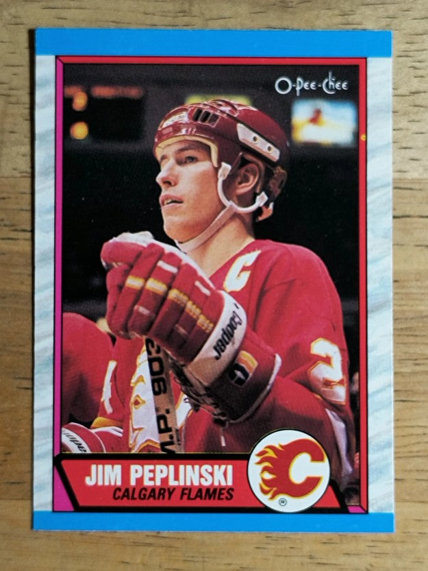 1989-90 O-Pee-Chee #206 Jim Peplinski