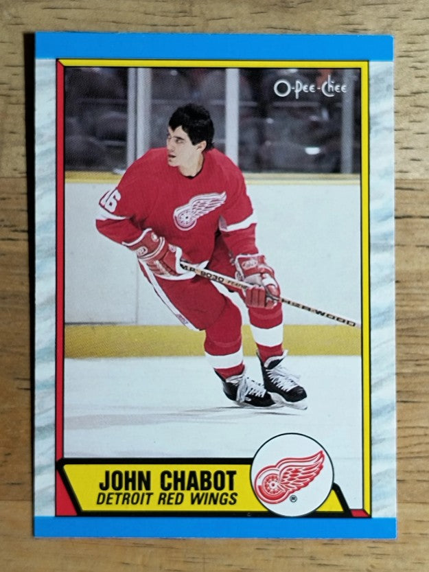 1989-90 O-Pee-Chee #225 John Chabot