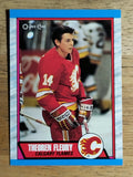 1989-90 O-Pee-Chee #232 Theo Fleury RC (NM)