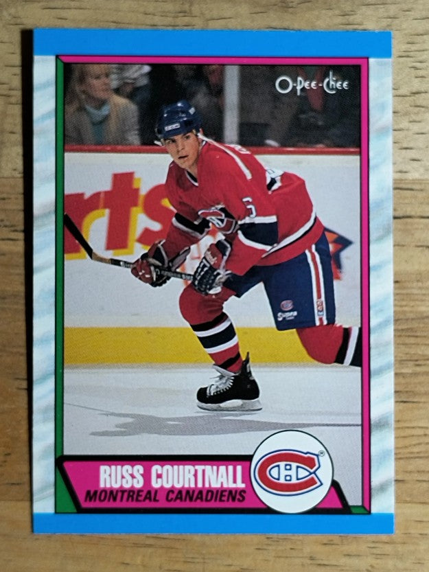 1989-90 O-Pee-Chee #239 Russ Courtnall
