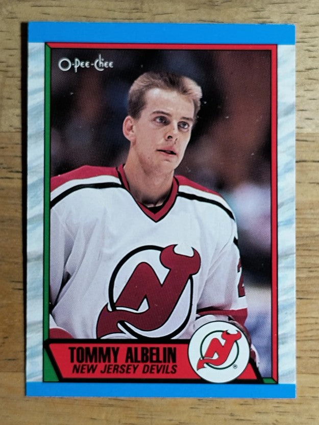 1989-90 O-Pee-Chee #241 Tommy Albelin