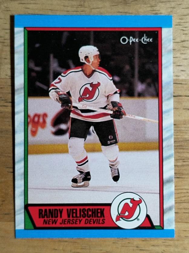 1989-90 O-Pee-Chee #245 Randy Velischek RC