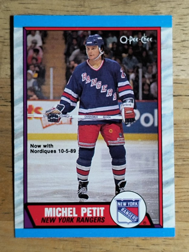 1989-90 O-Pee-Chee #251 Michel Petit