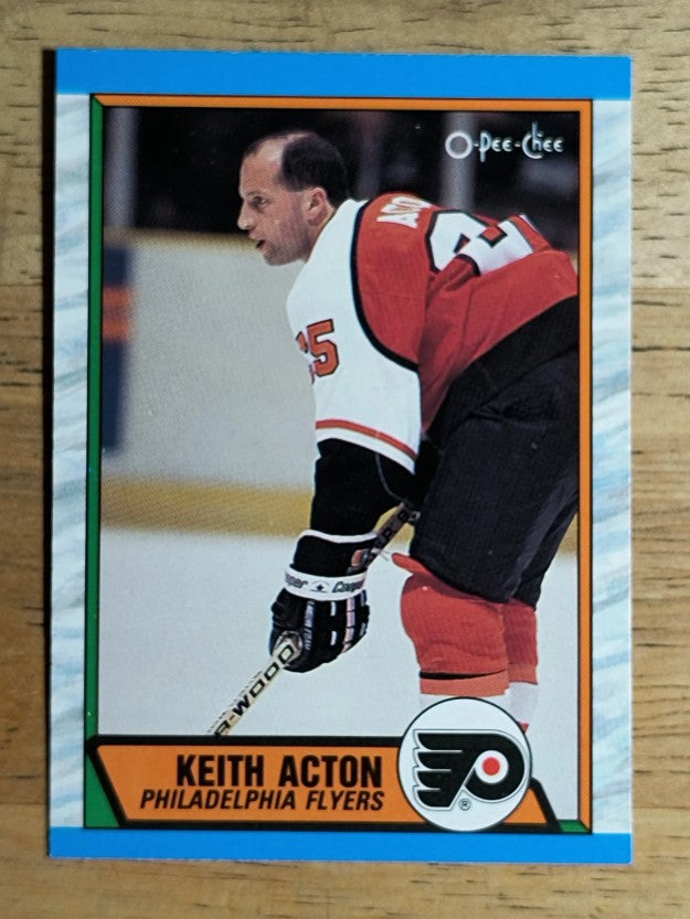 1989-90 O-Pee-Chee #254 Keith Acton