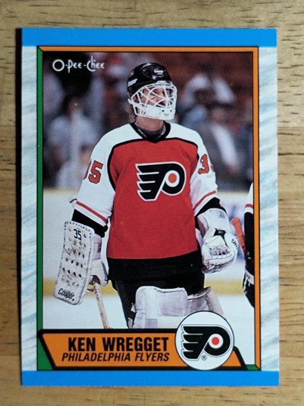1989-90 O-Pee-Chee #255 Ken Wregget