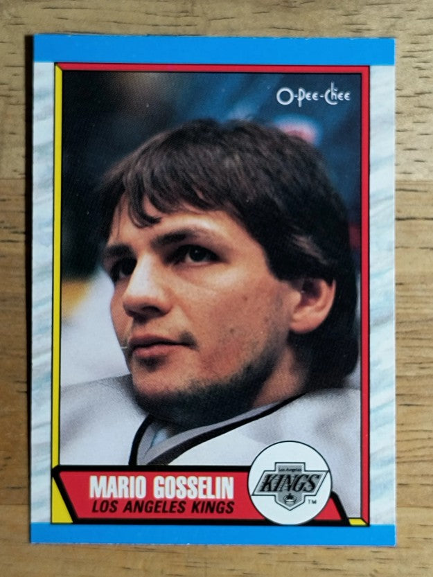 1989-90 O-Pee-Chee #258 Mario Gosselin