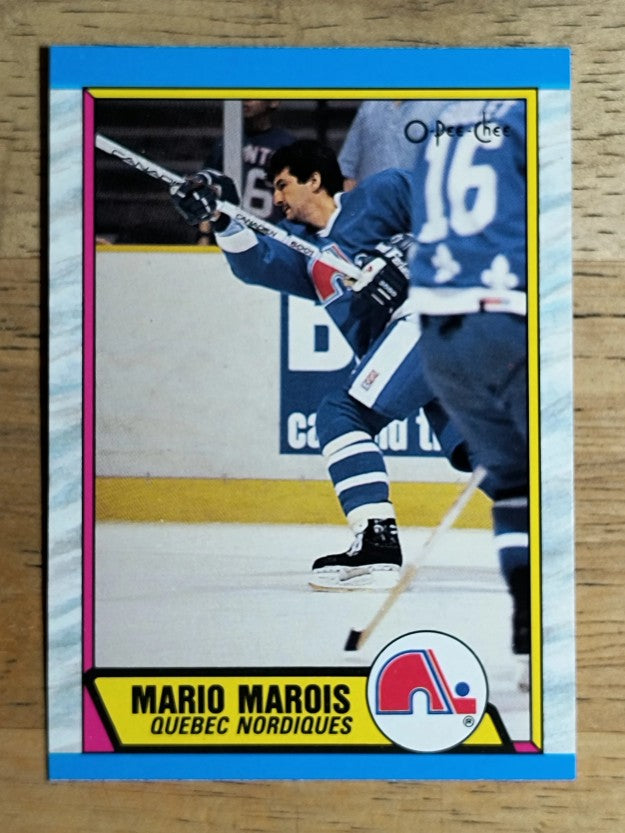 1989-90 O-Pee-Chee #260 Mario Marois