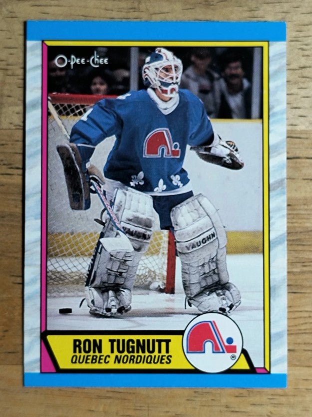 1989-90 O-Pee-Chee #263 Ron Tugnutt RC